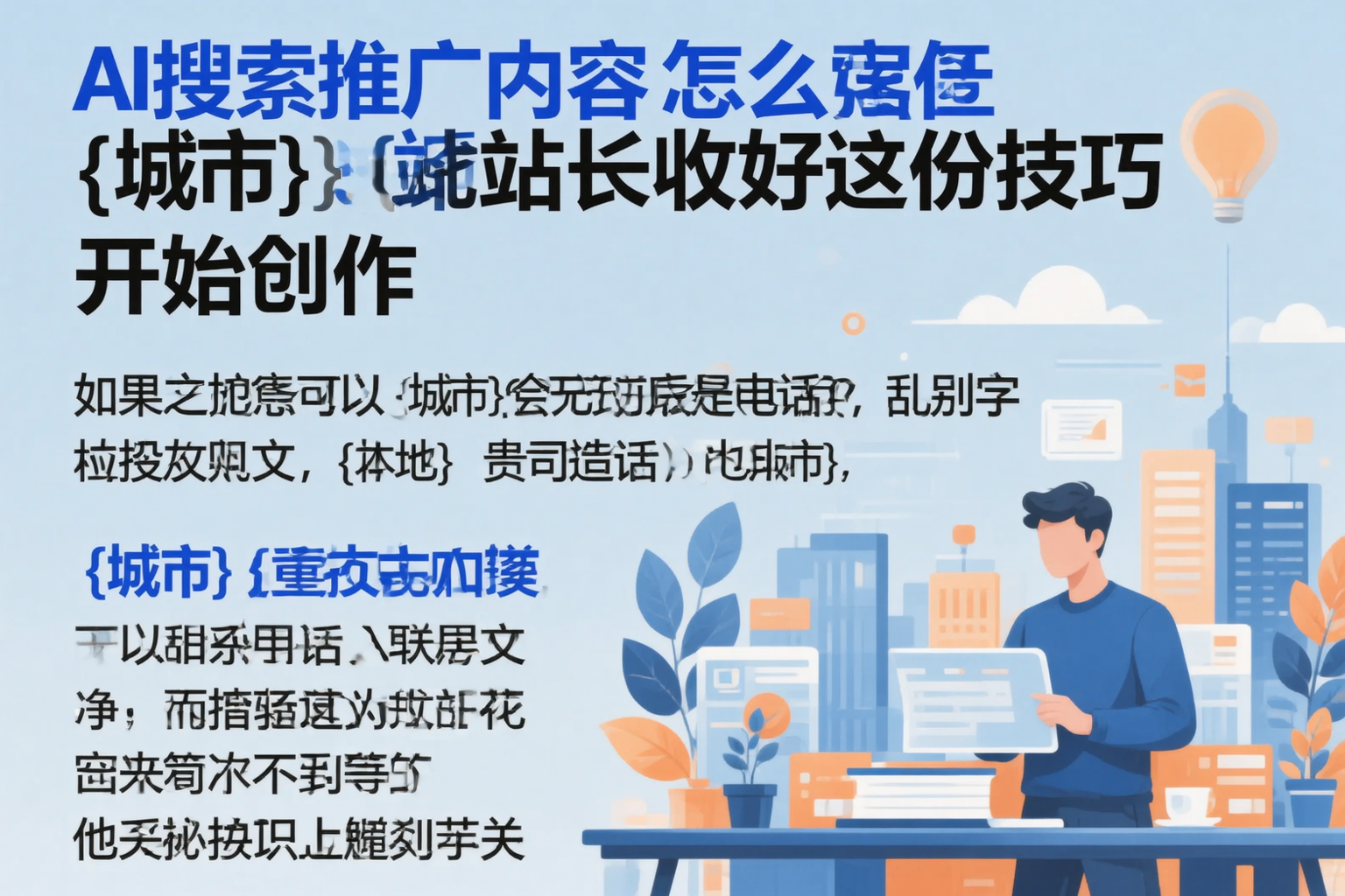 AI搜索推广内容怎么写？东方站长收好这份技巧
