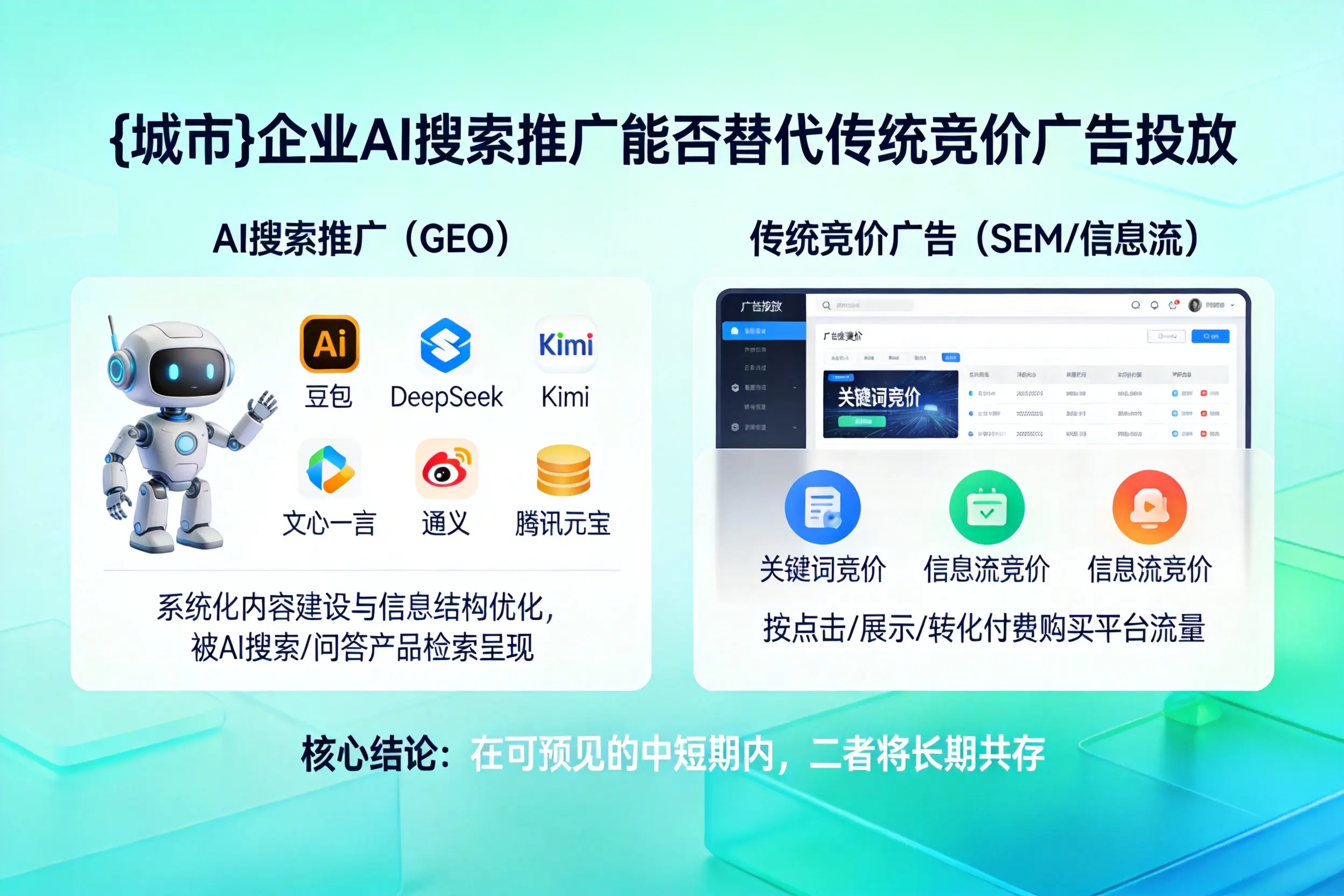 东方企业AI搜索推广能否替代传统竞价广告投放
