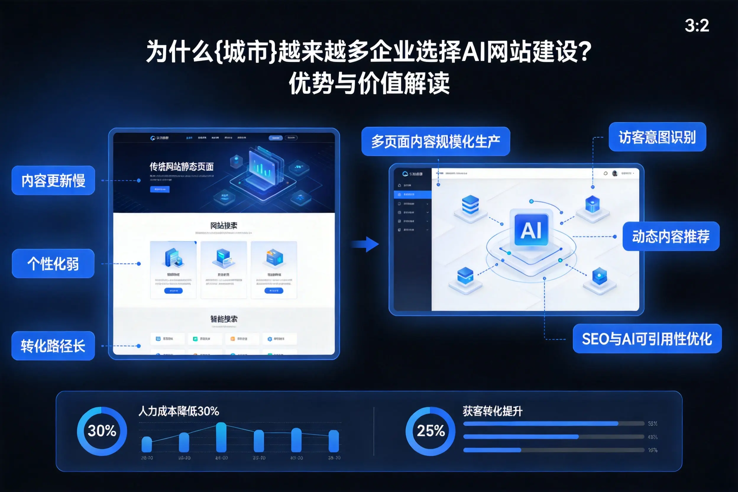 为什么东方越来越多企业选择AI网站建设？优势与价值解读