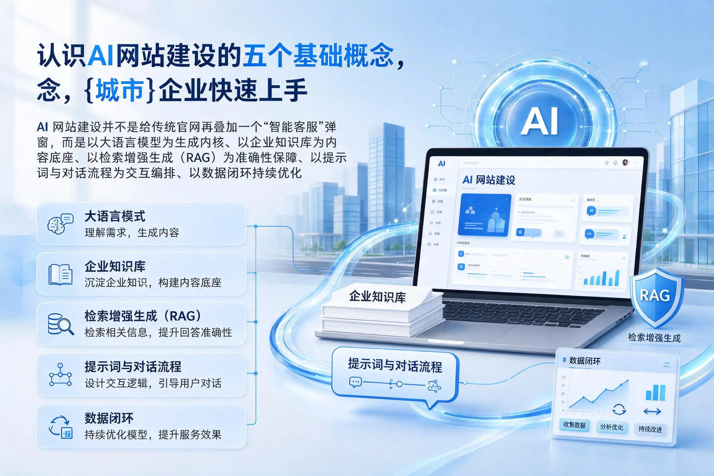 认识AI网站建设的五个基础概念,东方企业快速上手