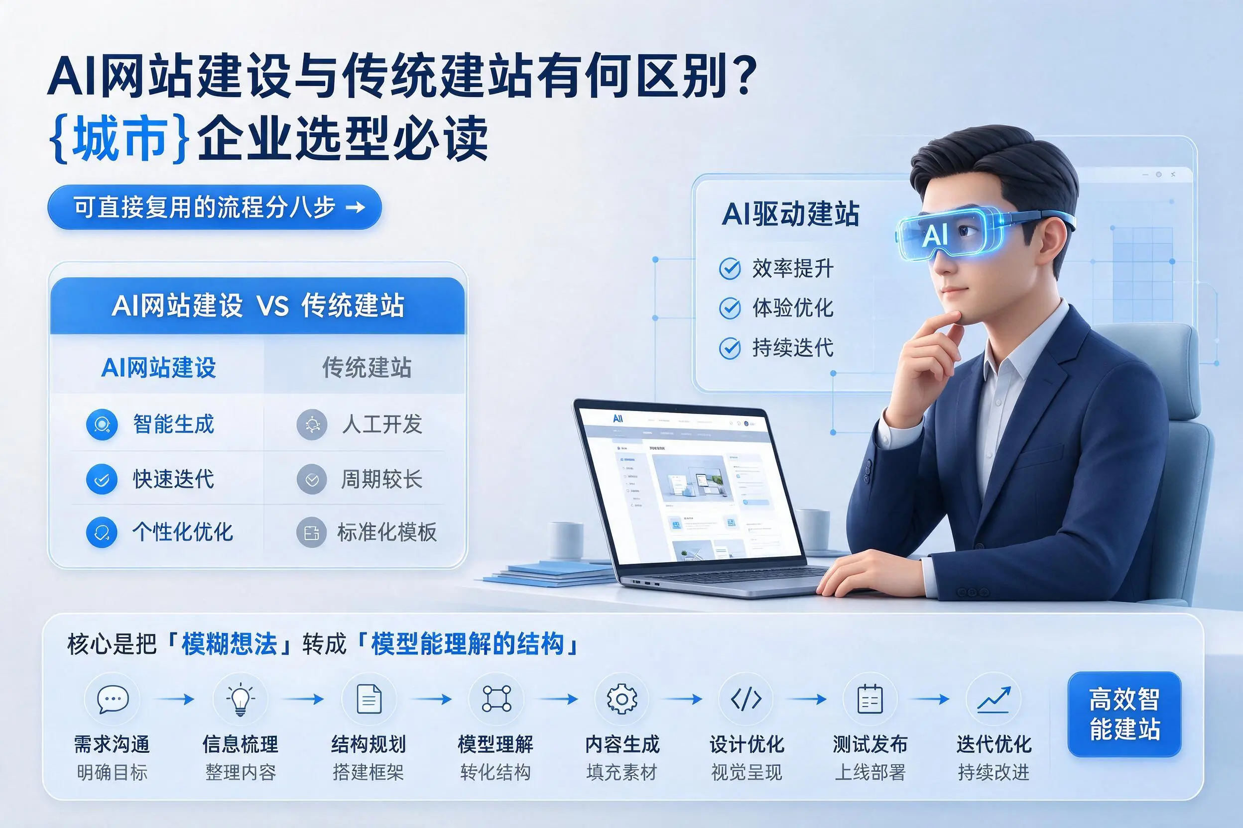AI网站建设与传统建站有何区别?东方企业选型必读