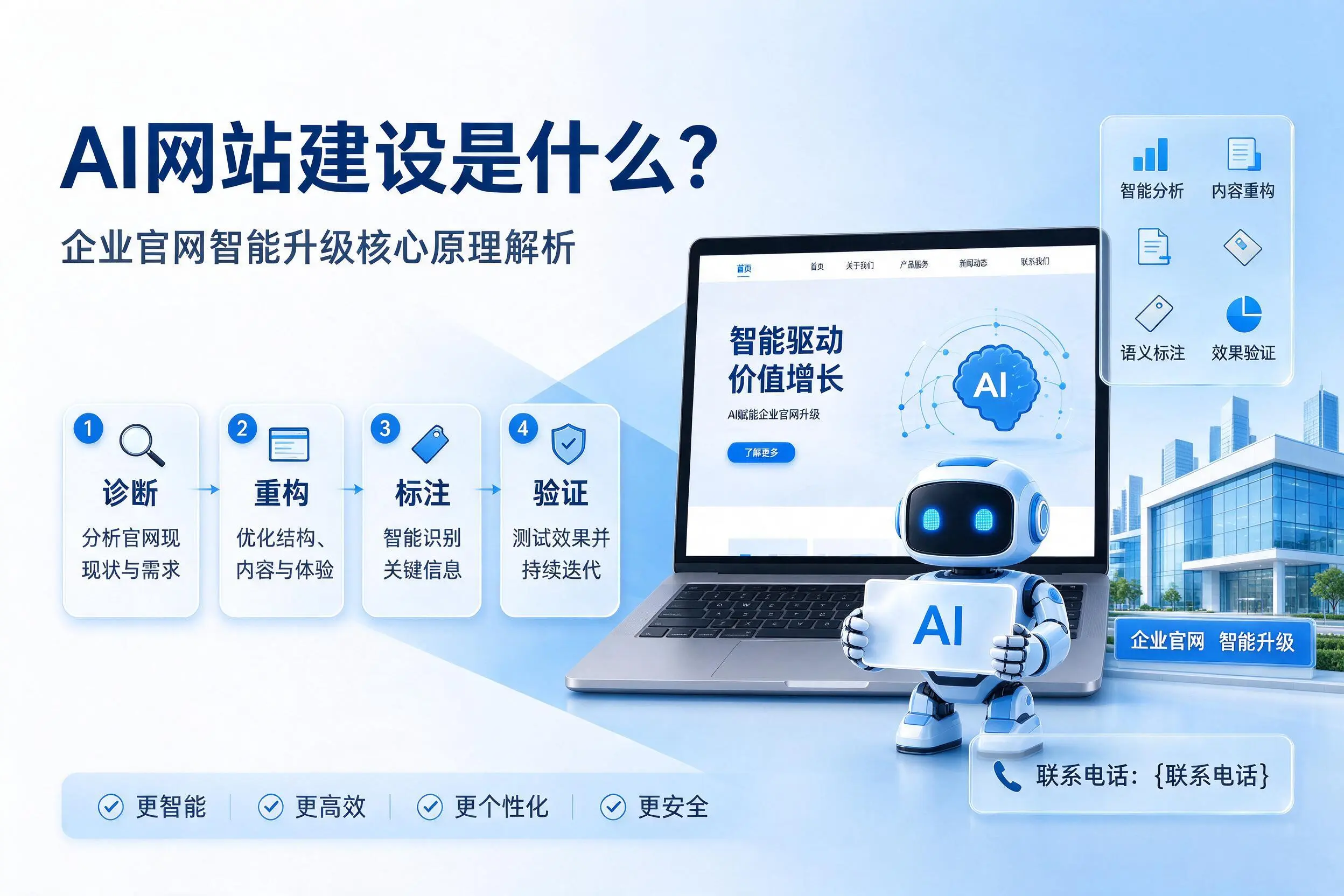 AI网站建设是什么？东方企业官网智能升级核心原理解析
